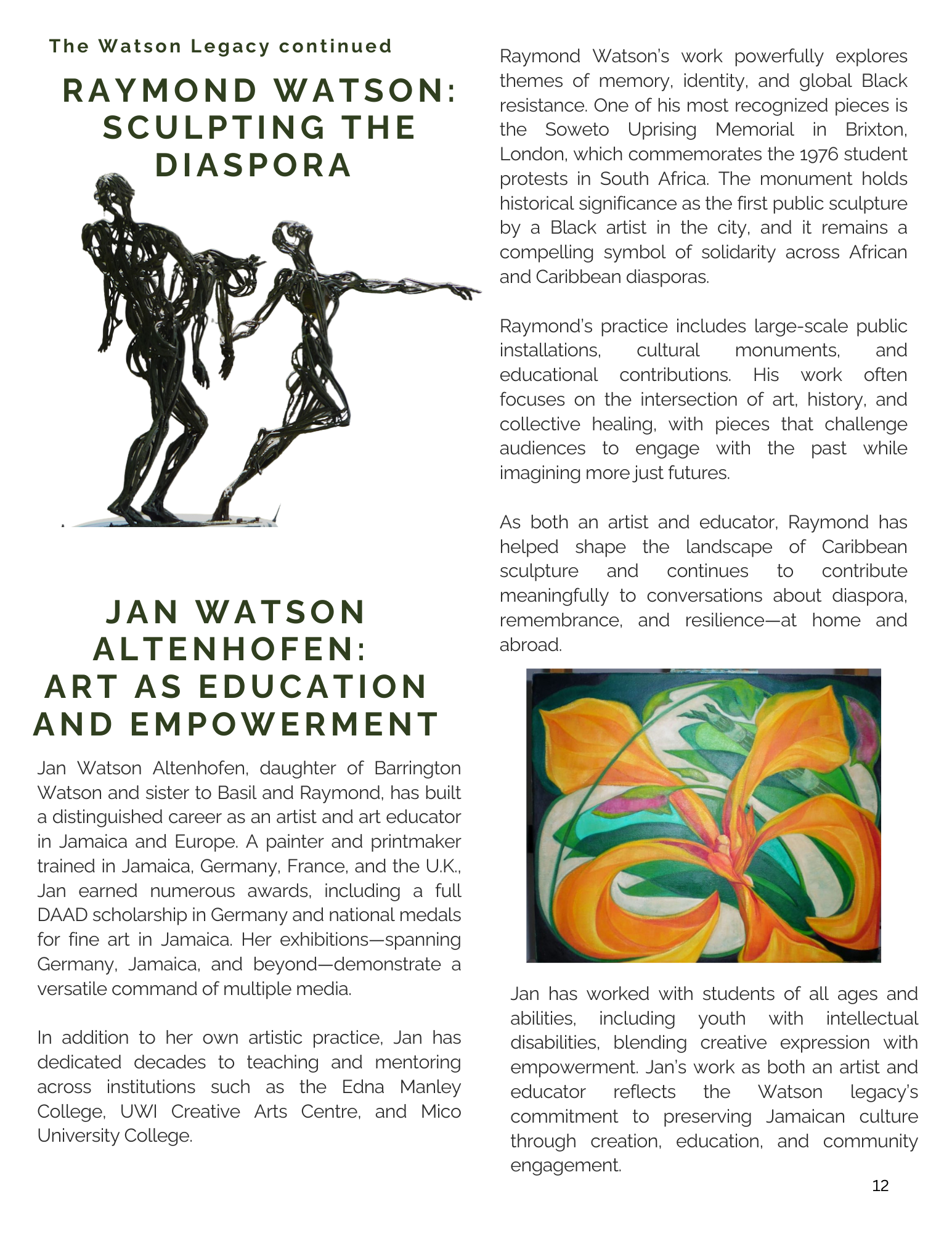 Watson Family Artwork